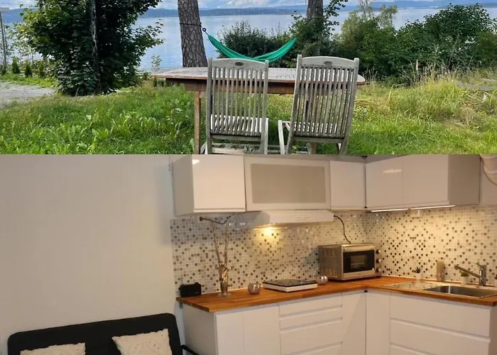 Pet friendly Nice Apartment With1 Bedroom Separate Living Room With A Sofa Bed And A Tiny Kitchen A Bathroom Located In Nordstrand Near By The Sea For 3 Guests With A Garden And Grill 5 Extra Guests With Extra Cost In The Cabin With Sea View Just Out